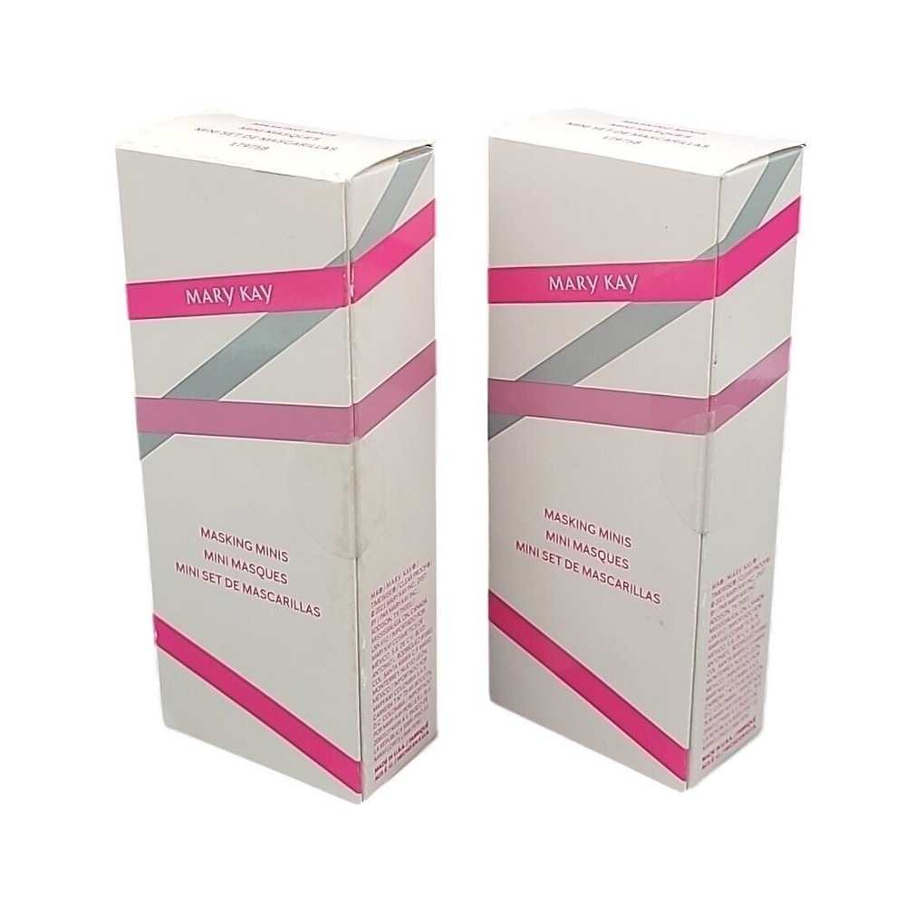 2x Mary Kay Masking Minis Sets NEW Clearproof & Timewise Masks